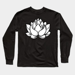 Lotus - white filling Long Sleeve T-Shirt